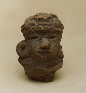 Testina antropomorfa, III – IV secolo d.C. (Teotihuacán II), Messico
