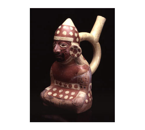 Vaso con ansa a staffa (Moche IV)