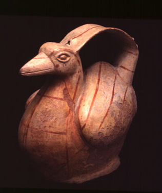 Vaso fischiatore, VII – X sec. d.C. (Lambayeque) 