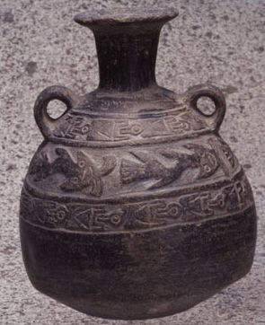 Vaso ariballoide, XV-XVI sec. d.C. (Chimù-Inca)