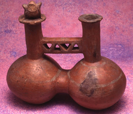 Vaso fischiatore, XIII sec. d. C. (dubbia), (Inca ?) 