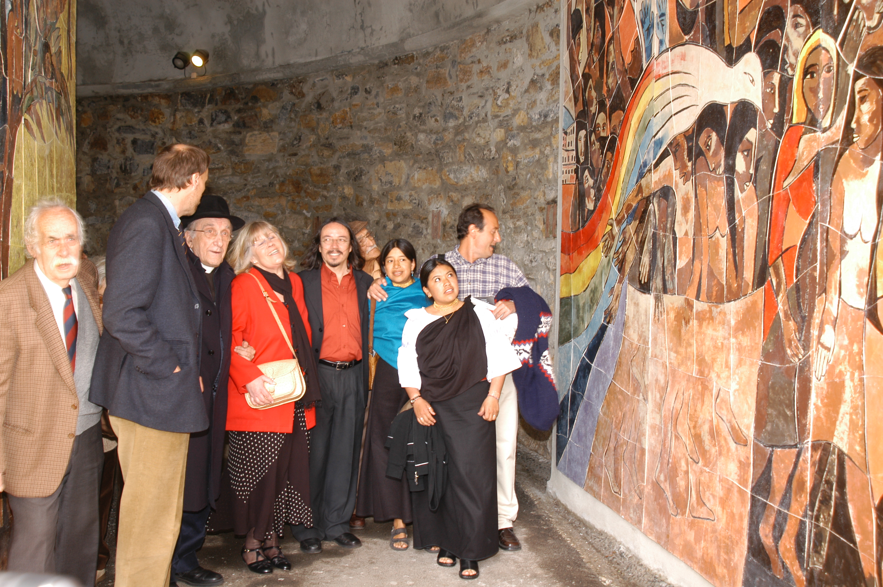 inaugurazione il mural