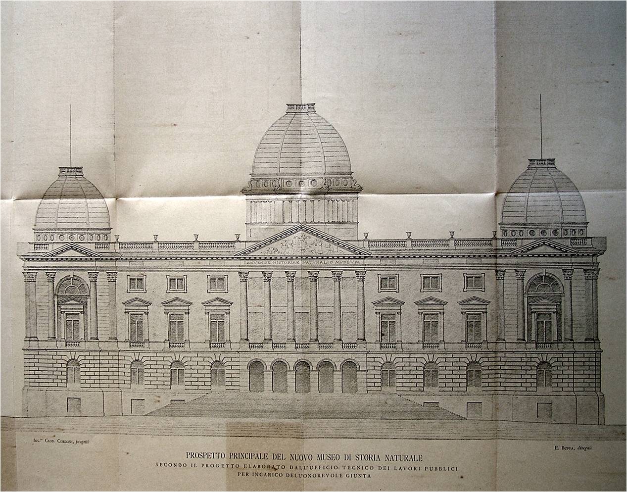 Museo  Doria  progetto  1896 