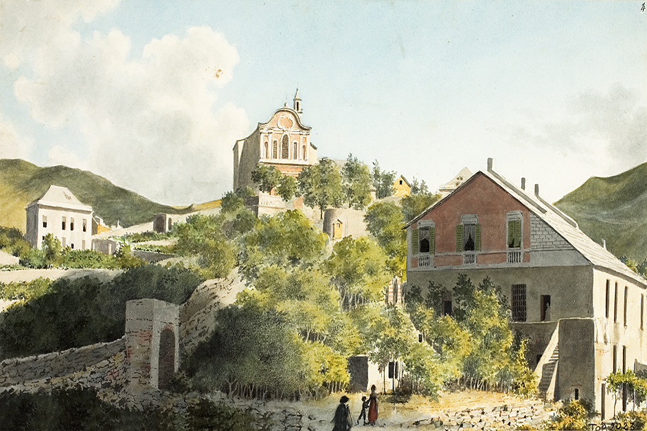colle e chiesa di Oregina