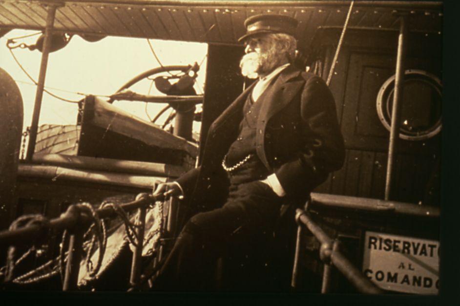 The Captain on the job, Castello d'Albertis