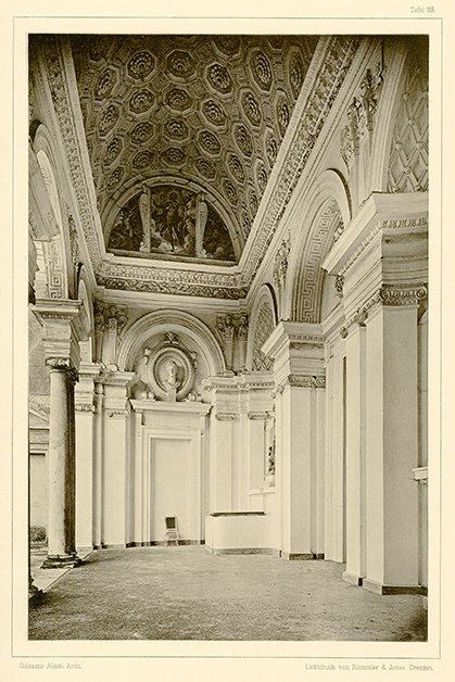 Villa Cambiaso veduta parziale della loggia