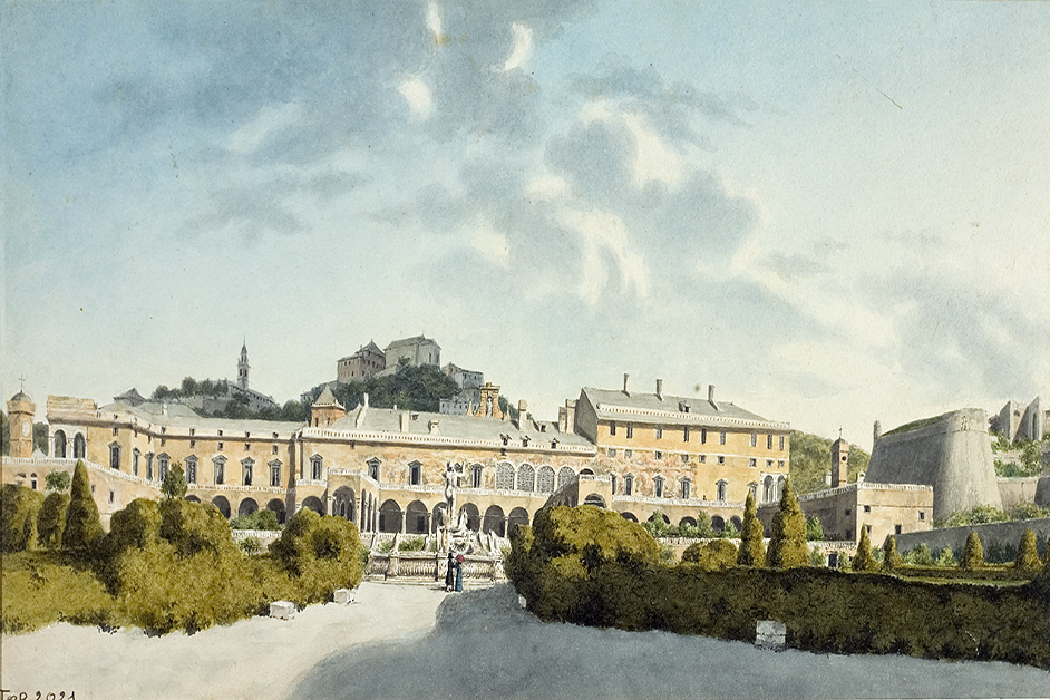 veduta palazzo del principe Doria a Fassolo