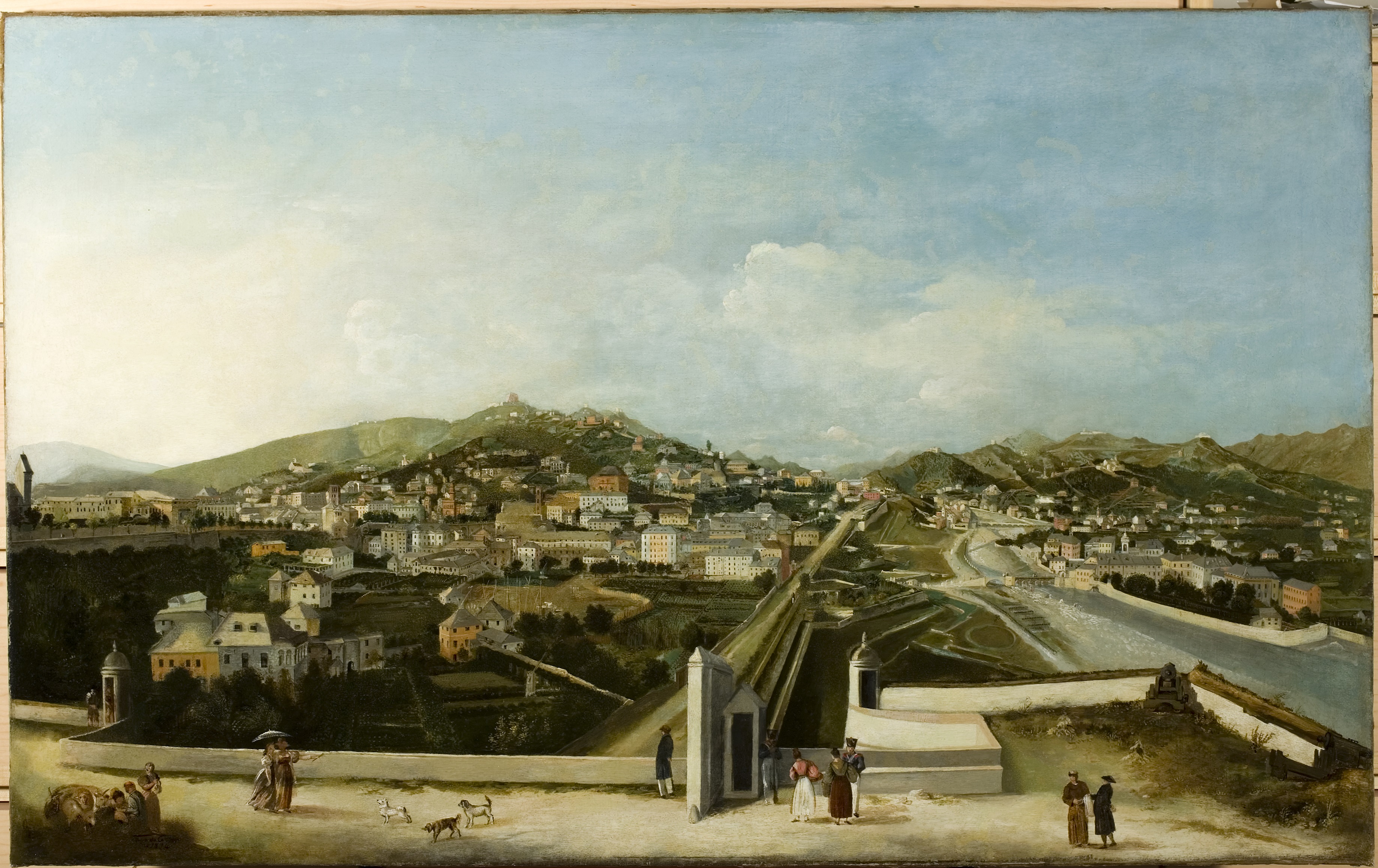 Genova vista dalle Mura di Santa Chiara