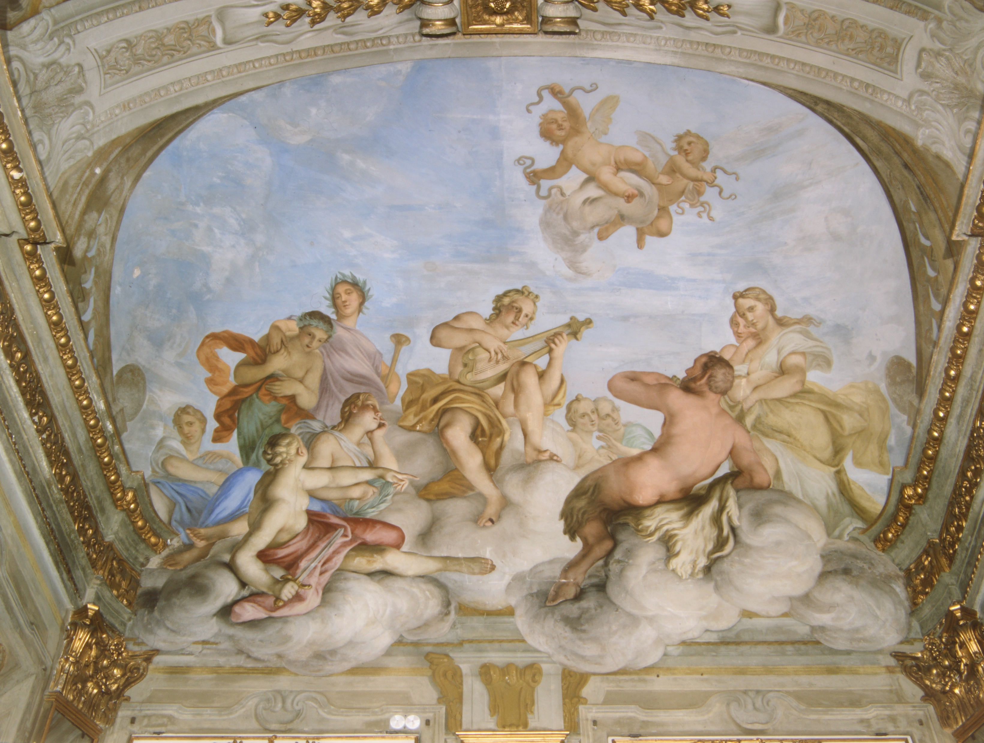 Domenico Parodi, affresco, "Apollo e Marsia"