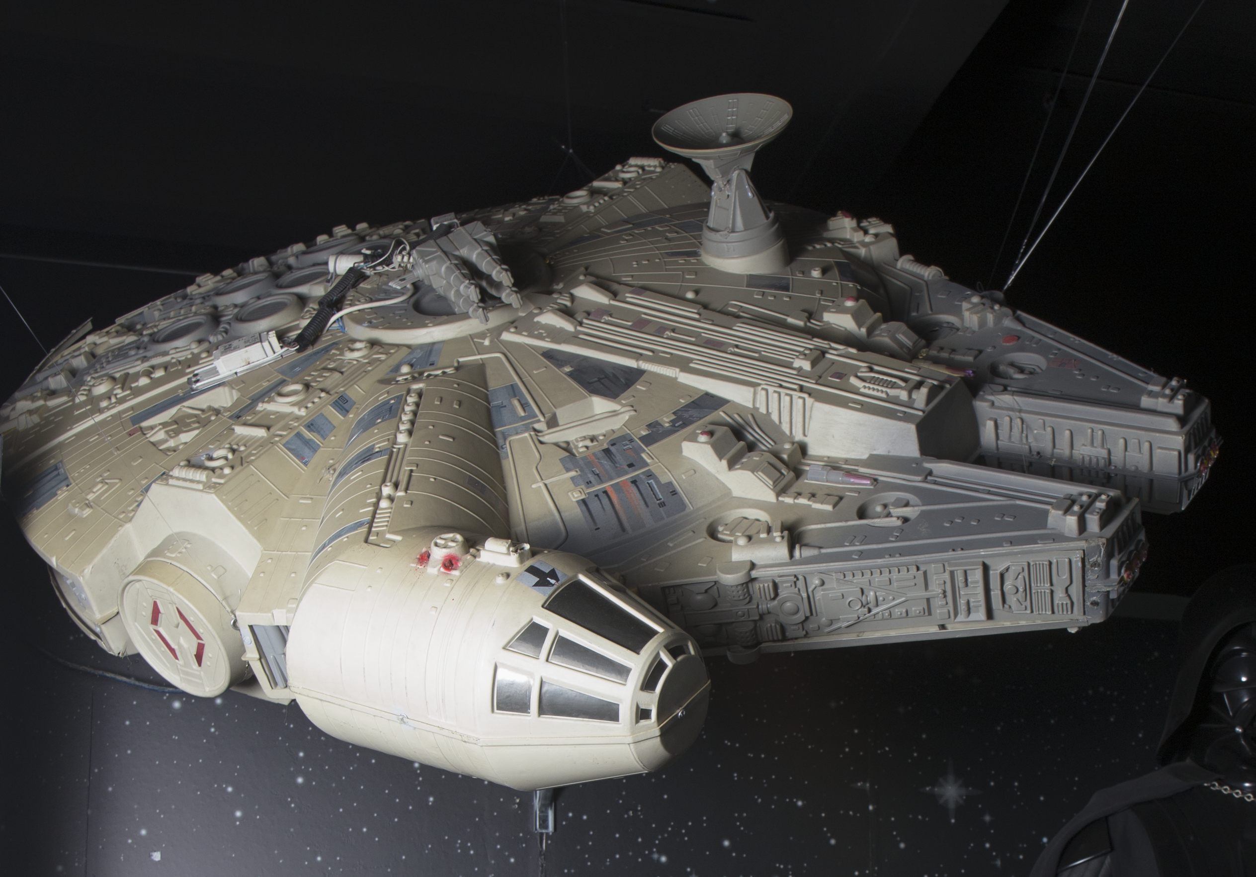 L'astronave Millennium Falcon di Ian Solo e Chewbecca