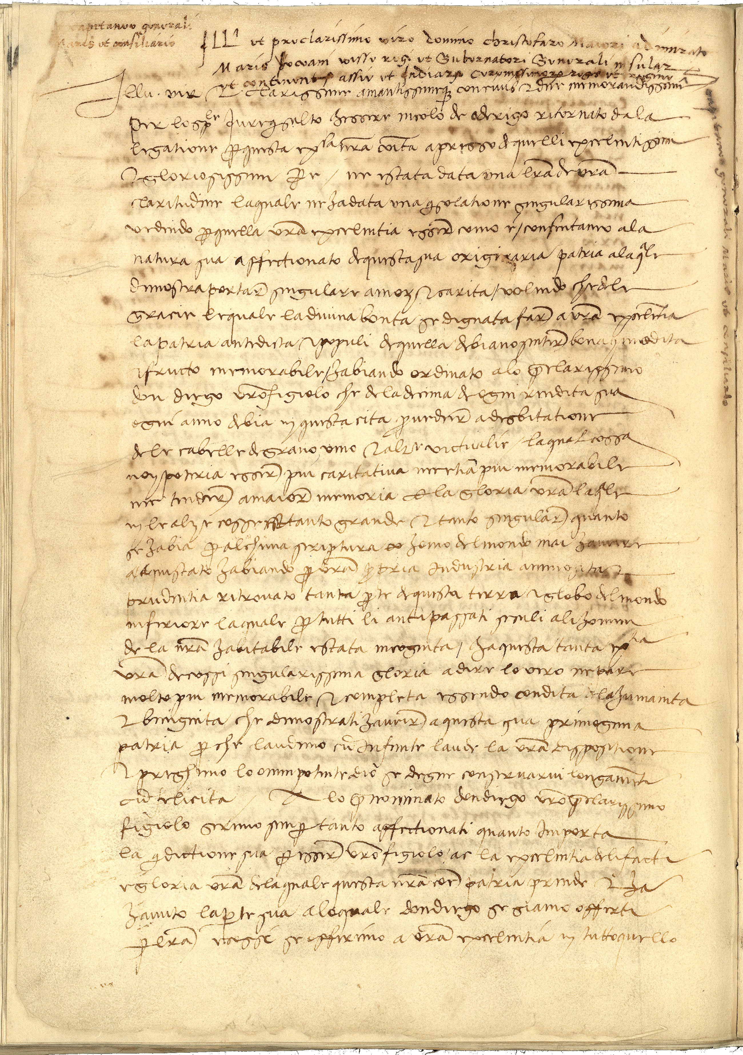 Lettera dei Protettori di San Giorgio a Cristoforo Colombo Lettera dei Protettori di San Giorgio a Cristoforo Colombo