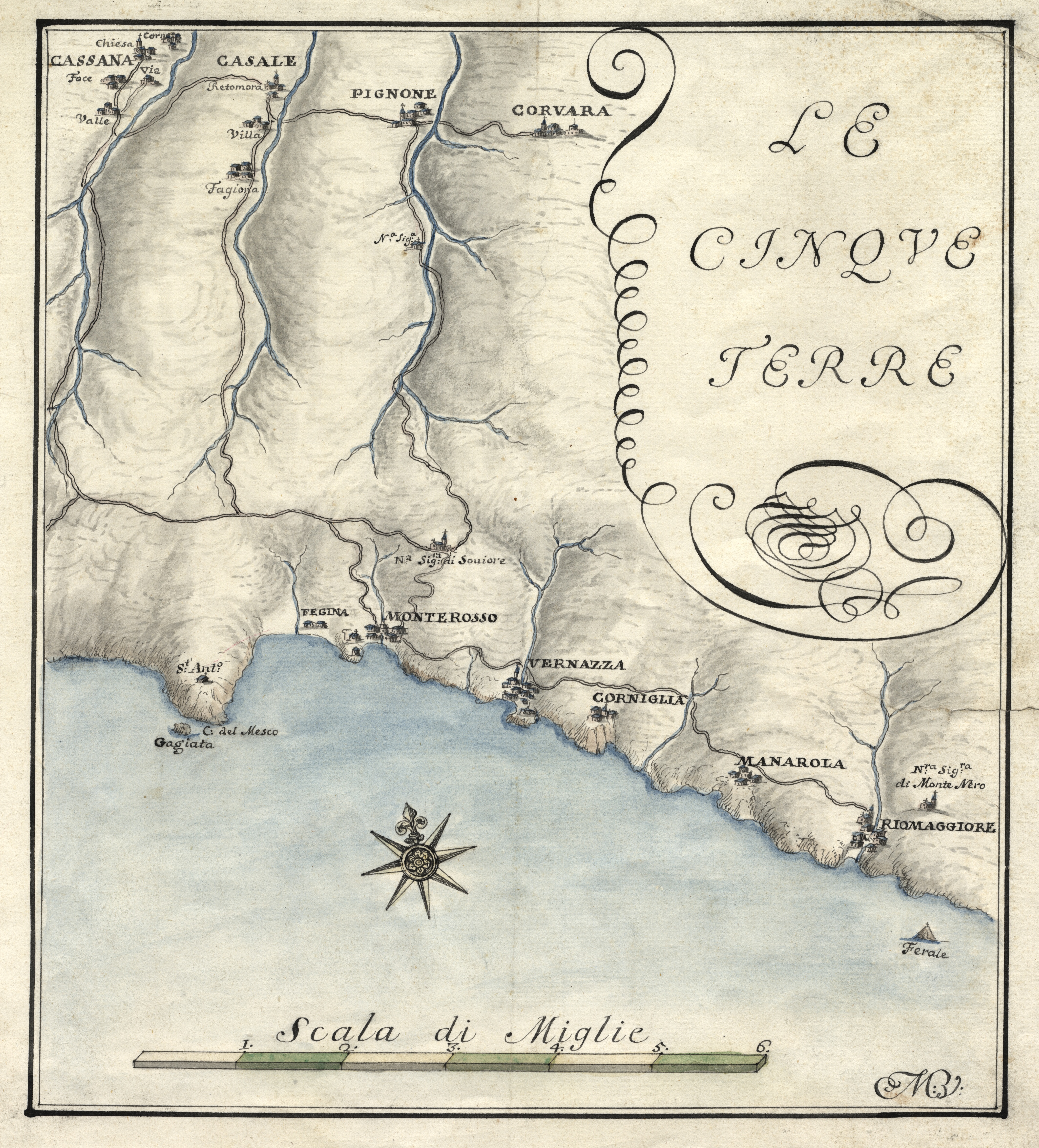 La Mappa delle Cinque Terre