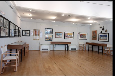 Sala centrale Museo ebraico