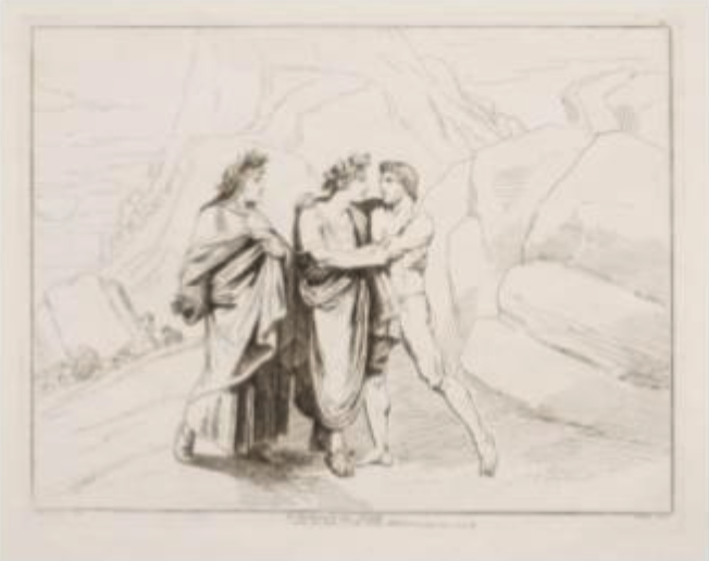 L’incontro con Sordello (Purg. VI, vv. 74-75) (stampa)