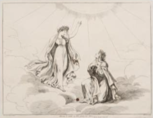 L'ascesa al cielo della Luna (Par. II, v. 29) (stampa)