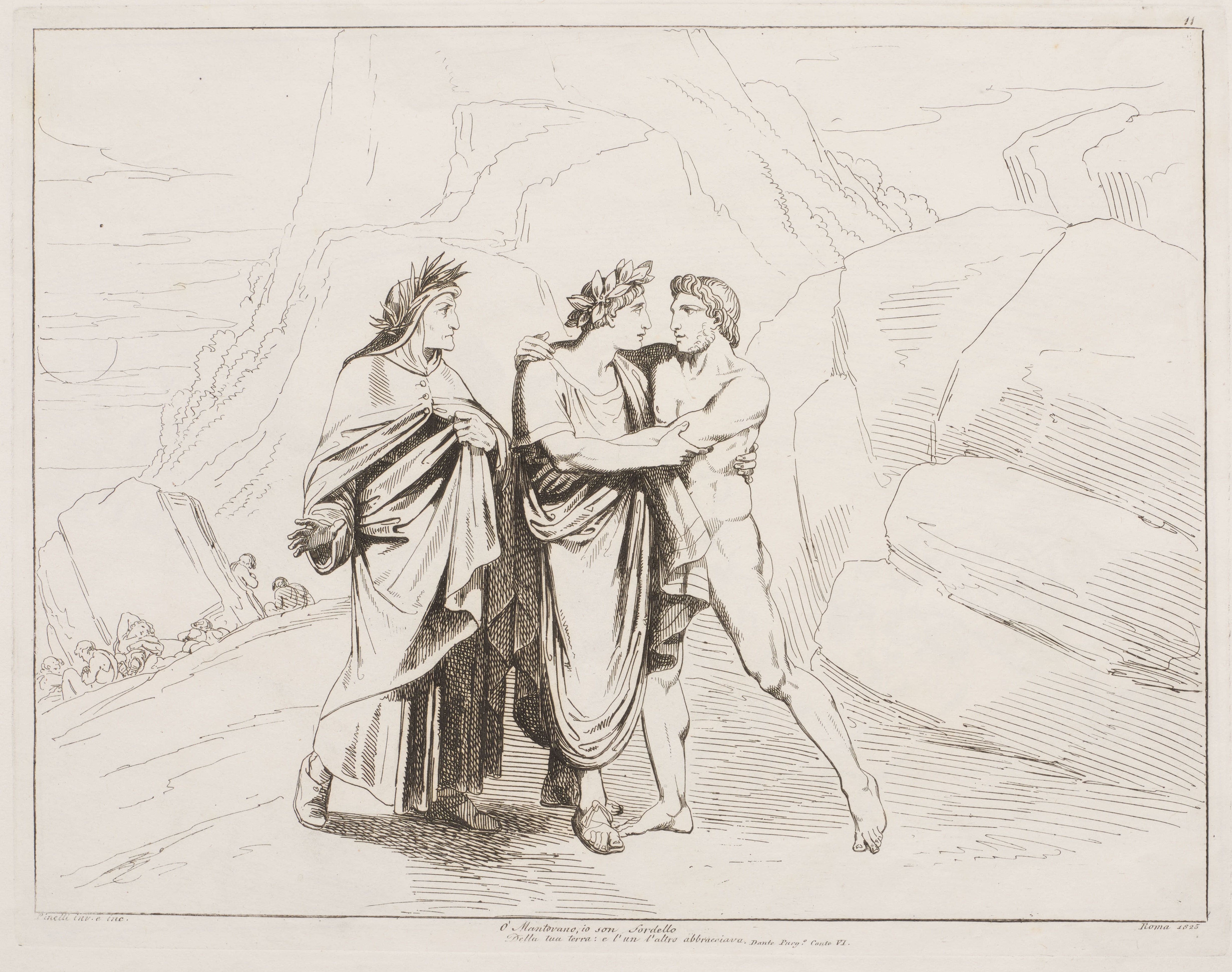 L’incontro con Sordello (Purg. VI, vv. 74-75) (stampa)