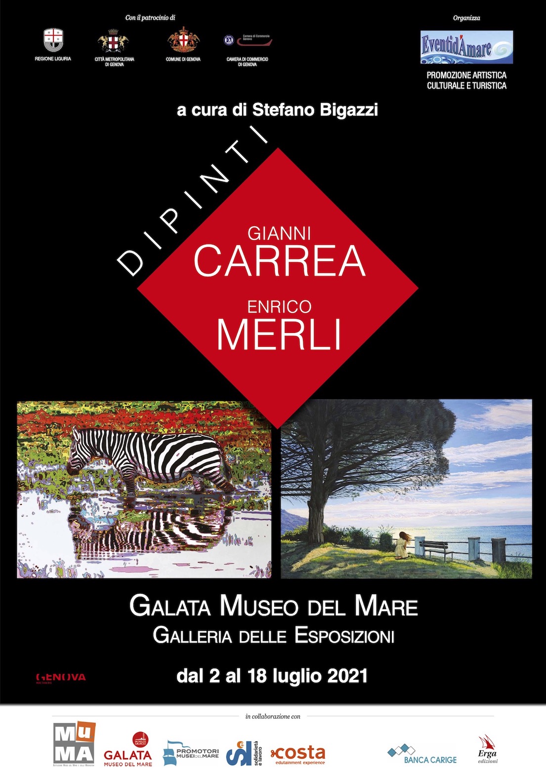 Gianni Carrea e Enrico Merli - Dipinti 
