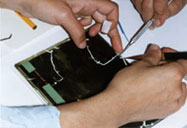 operazione di restauro