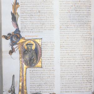 Biblia Sacra manuscritta in cartapecora