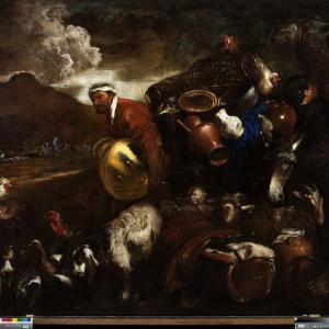 Giovanni Benedetto Castiglione "Il viaggio di Abramo"