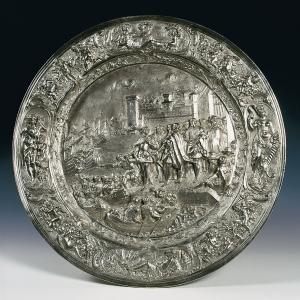 Matthias Melijn, Basin with "The departure of the Christopher Columbus"