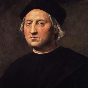 Ghirlandaio, attributed, "The Portrait of Christopher Columbus"