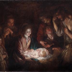 Giovanni Battista Casoni "Adorazione dei pastori"