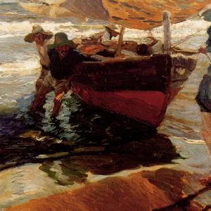  Joaquin Sorolla y Bastida "Ritorno dalla pesca" 