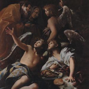 Abramo convita i tre angeli 