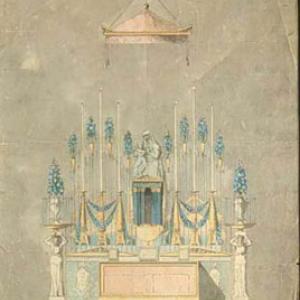 Altare maggiore della Chiesa di Nostra Signora del Rimedio detta dell’Angelo 