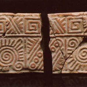Fragment of pintadera (Mexico)
