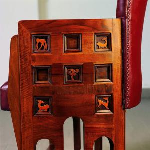 Poltroncina, particolare del bracciolo 1931 - 1932