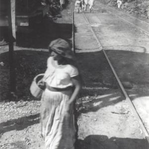 Woman with basket