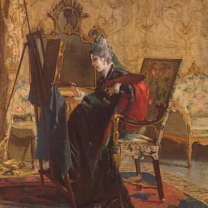 La pittrice (1874) La pittrice (1874)