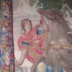 Arazzo con le storie di Alessandro Magno - dettaglio 3