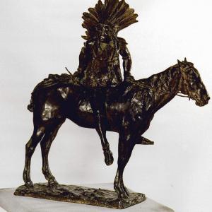 Il cavaliere indiano in vedetta Il cavaliere indiano in vedetta