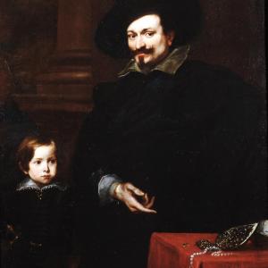 Portraits of the jeweller Pucci with his son