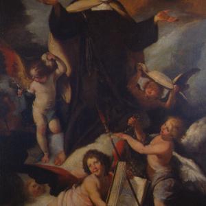 Saint Teresa in glory