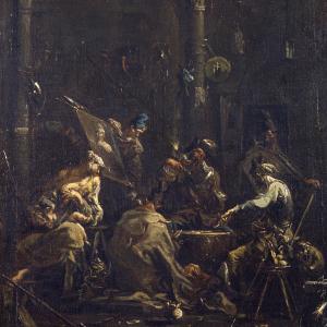 Scena di soldati o Bizzaria