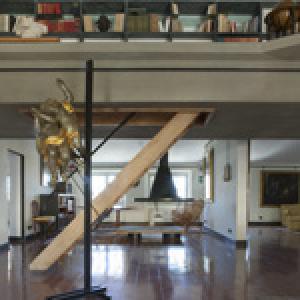 Panoramica Sala del Camino e salotto