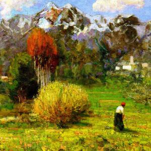 Paesaggio - Le Apuane, 1908