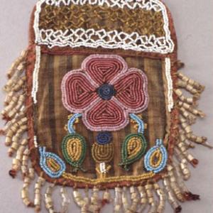 Part of small female bag, circa 1885 (East Dakota - Santee)