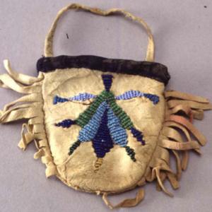 Small women’s bag of commercial type, end '800 (Sioux of the East, Santee - Yankton)