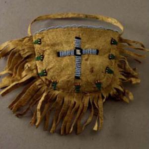 Small women’s bag of commercial type, end '800 (Sioux of the East, Santee - Yankton)