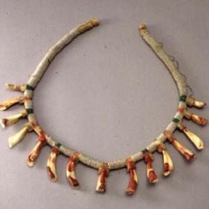 Men’s necklace, circa 1870 (East Dakota, Yankton)