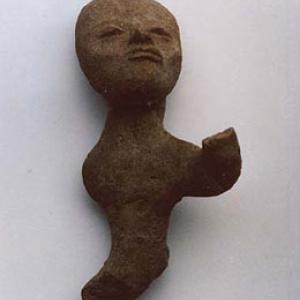 Figurina votiva antropomorfa (mutila),  V–VI sec. d.C. (Teotihuacán III), Messico 