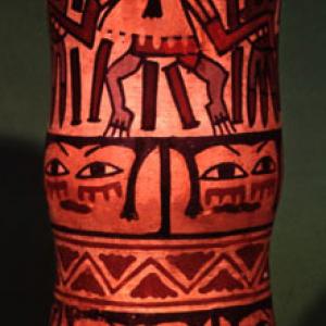 Cylindrical vessel (florer), 0 - 400 A.D. (Nasca 5/6/7