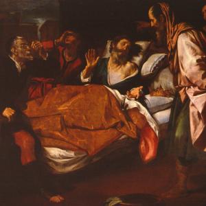 Il profeta Isaia e il re Ezechia morente
