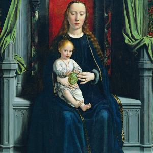 Polittico della Cervara -
La Madonna col Bambino e i santi Gerolamo e Benedetto