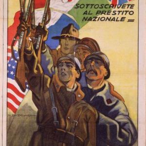 Per la libertà e la civiltà del mondo sottoscrivete al prestito nazionale, 1917-18